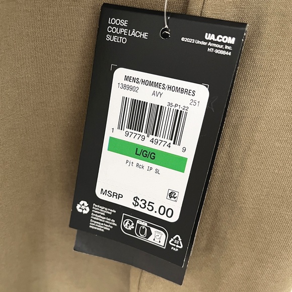 NWT Under Armour Project Rock Men’s Sleeveless Shirt Large - Picture 9 of 13